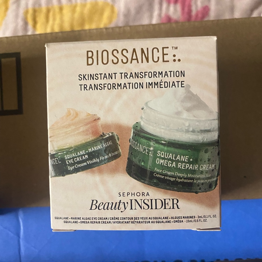 bioassance moisturizer and eye cream